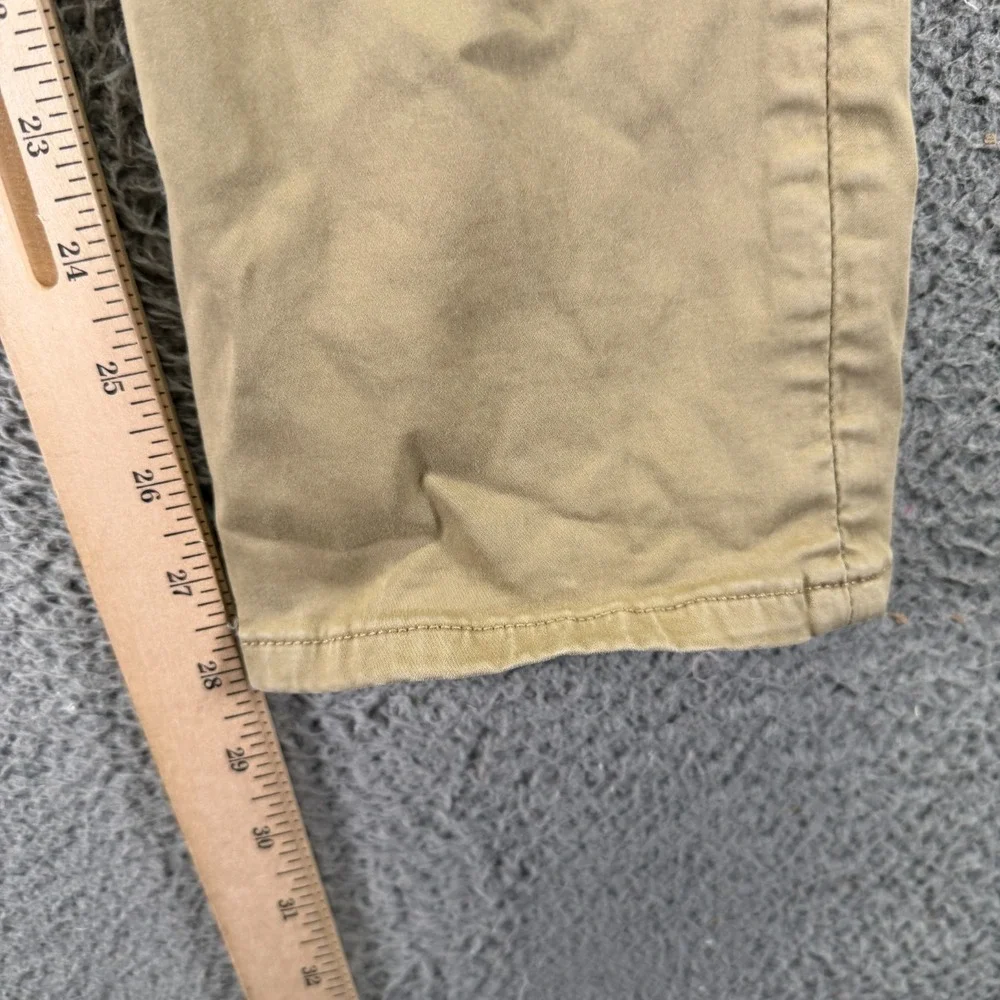 American Eagle Outfitters Flex Jeans Men 34x28 Beige Denim Straight Slim Stretch